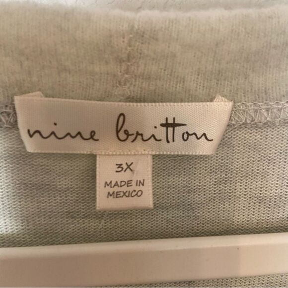 Nine Britton Araya Tie Front Brushed Knit Top - Picture 3 of 6